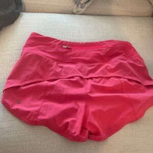 lululemon athletica Hot Pink Athletic Shorts